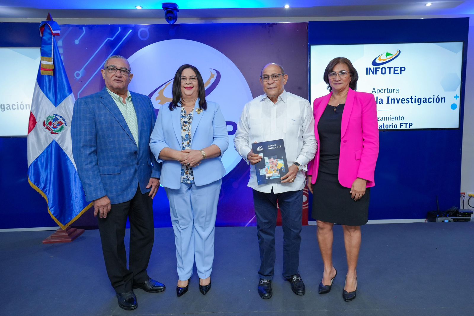 INFOTEP inaugura Semana de la Investigación con lanzamiento de Observatorio FTP y revista científica Avance FTP